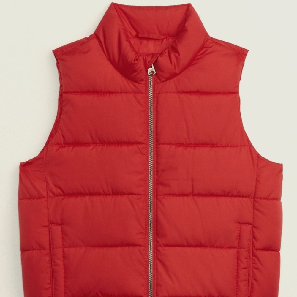 GAP Kids ColdControl Red Puffer Vest (Large)